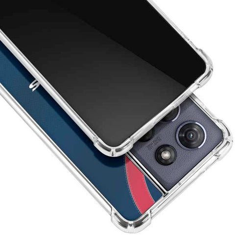 NFL Houston Texans Team Jersey Moto G Play 5G (2025) Clear Case